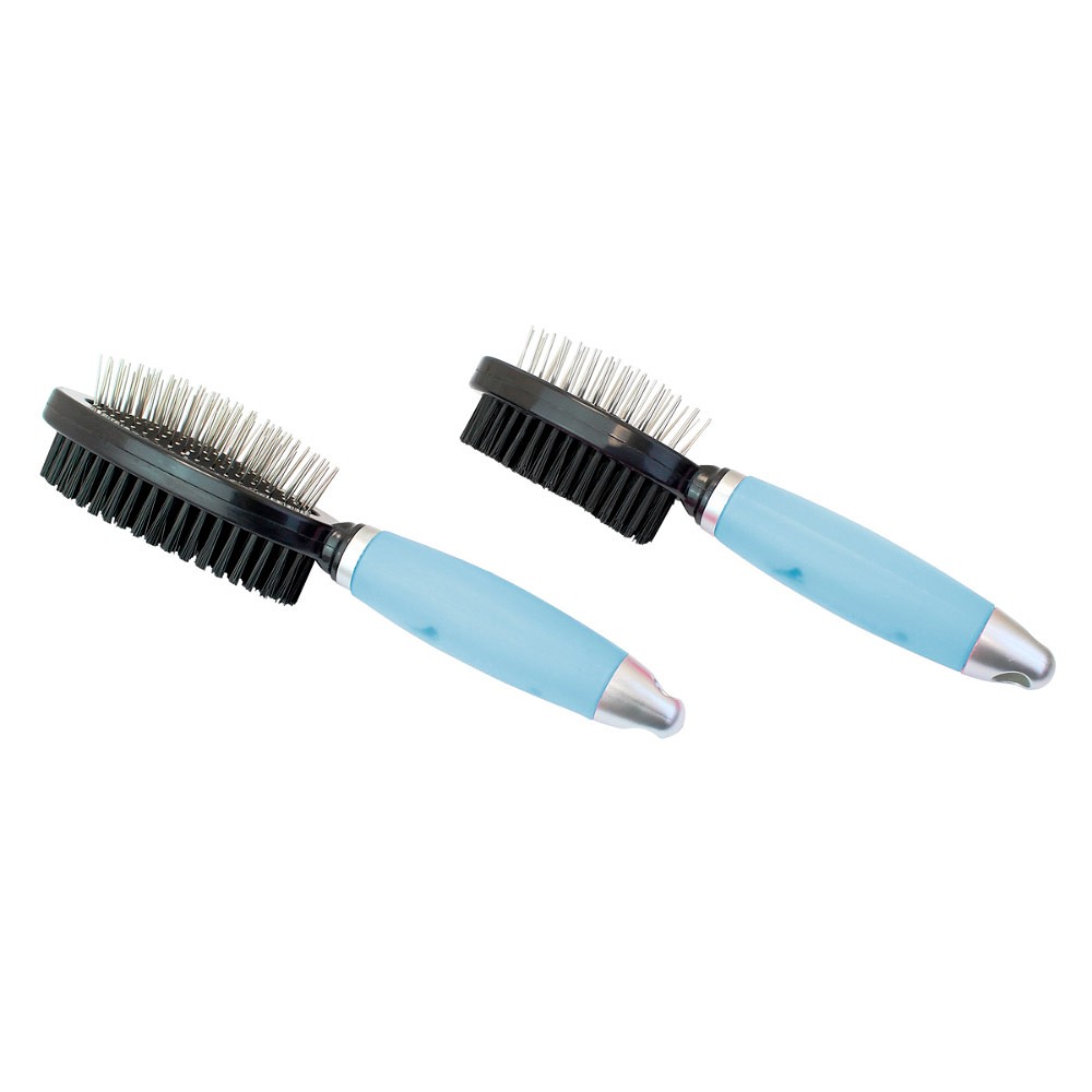 Escova Dupla Germanhart Gel Azul para Cães