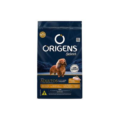 Ração Origens para Cães Adultos de Raças Pequenas sabor Frango e Cereais