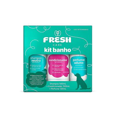 Kit Banho Fresh Care para Cães U