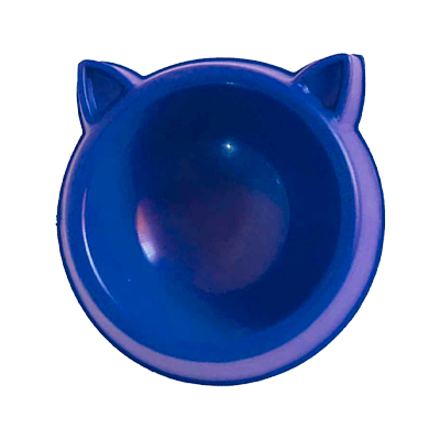 Comedouro DuraPets Luxo Azul para Gatos 100ml