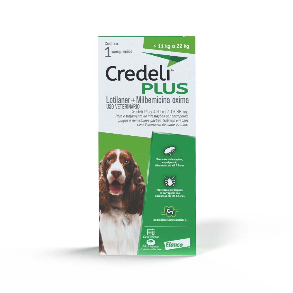 Antipulgas Elanco Credeli Plus para Cães - 1 Comprimido