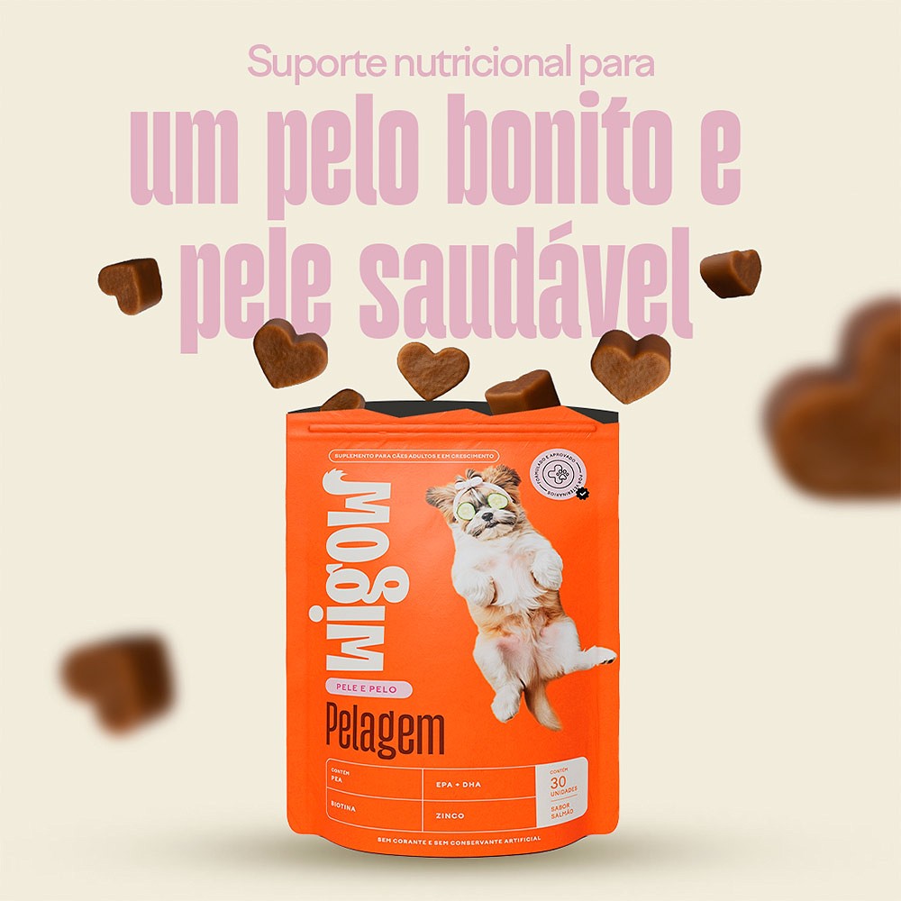 Suplemento Wigow Pele e Pelagem para Cães