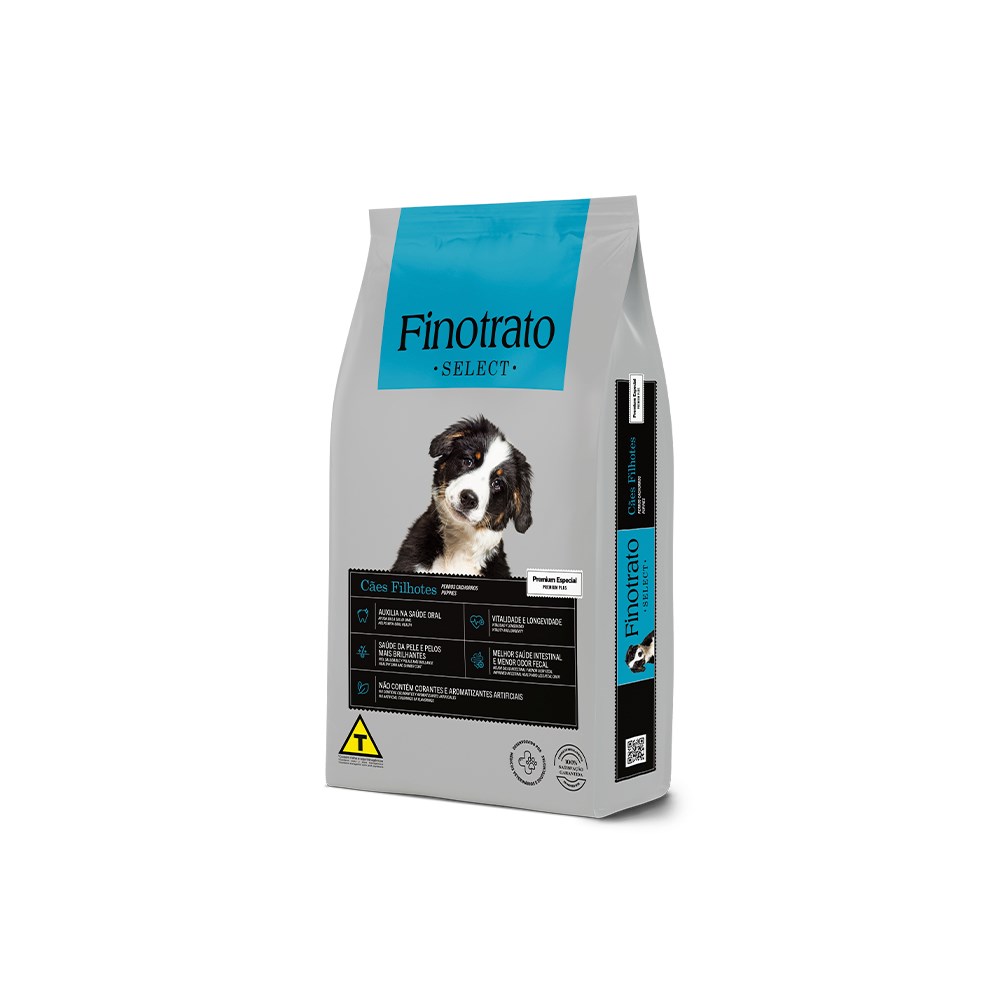 Ração Finotrato Select para Cães Filhotes de Porte Pequeno e Médio