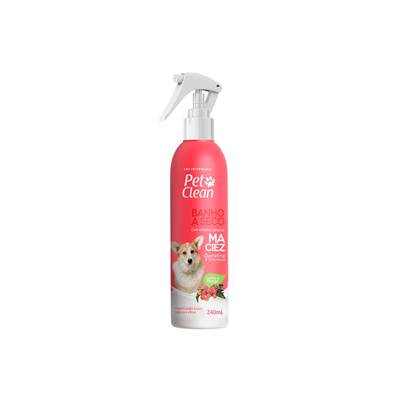 Banho a Seco Pet Clean Maciez Queratina e D-Pantenol para Cães e Gatos 240ml