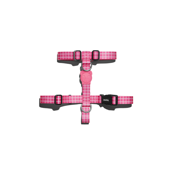 Peitoral H para Cachorros Pink Wave PP