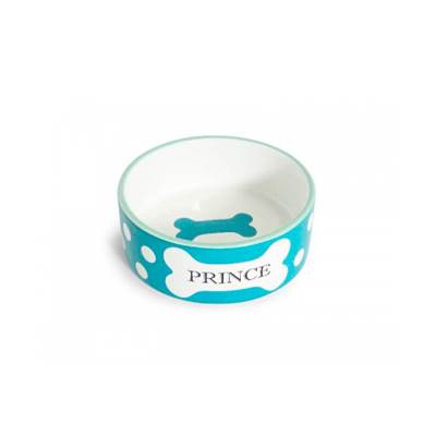 Comedouro The Pets Príncipe Porcelana Azul para Cães U