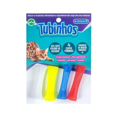 Brinquedo Pet Games Tubinhos para Gatos - Cores Sortidas U