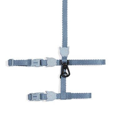 Peitoral com Guia Zee.Cat Naturals Marine para Gatos U