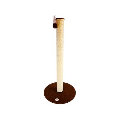 Brinquedo Arranhador São Pet Obelisco Marrom para Gatos U