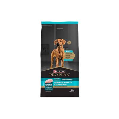 Ração Pro Plan Desenvolvimento Excepcional para Cães Filhotes de Porte Grande sabor Frango