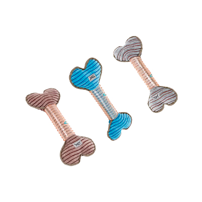 Brinquedo Chalesco Rubber Bone Plus para Cães - Cores Sortidas U
