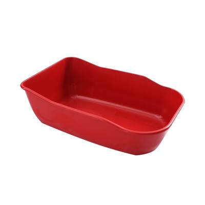 Bandeja Higiênica DuraPets Luxo Vermelha para Gatos U