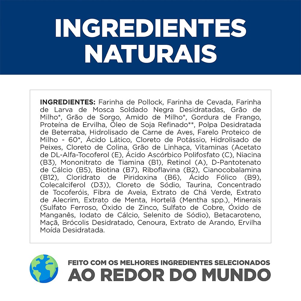 Ração Hill's Science Diet Pele Sensível para Cães Adultos com Proteína Sustentável