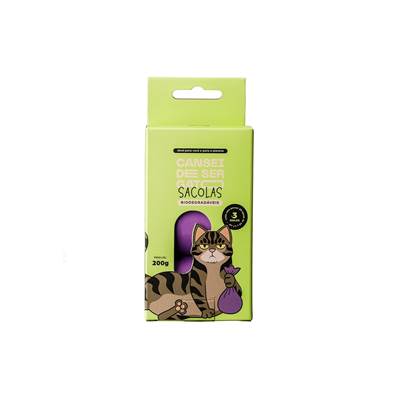 Sacolas Biodegradáveis Cansei de Ser Gato U