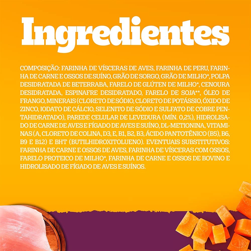 Ração Pedigree Barriguinha Saudável para Cães Adultos de Raças Pequenas e Minis sabor Peru