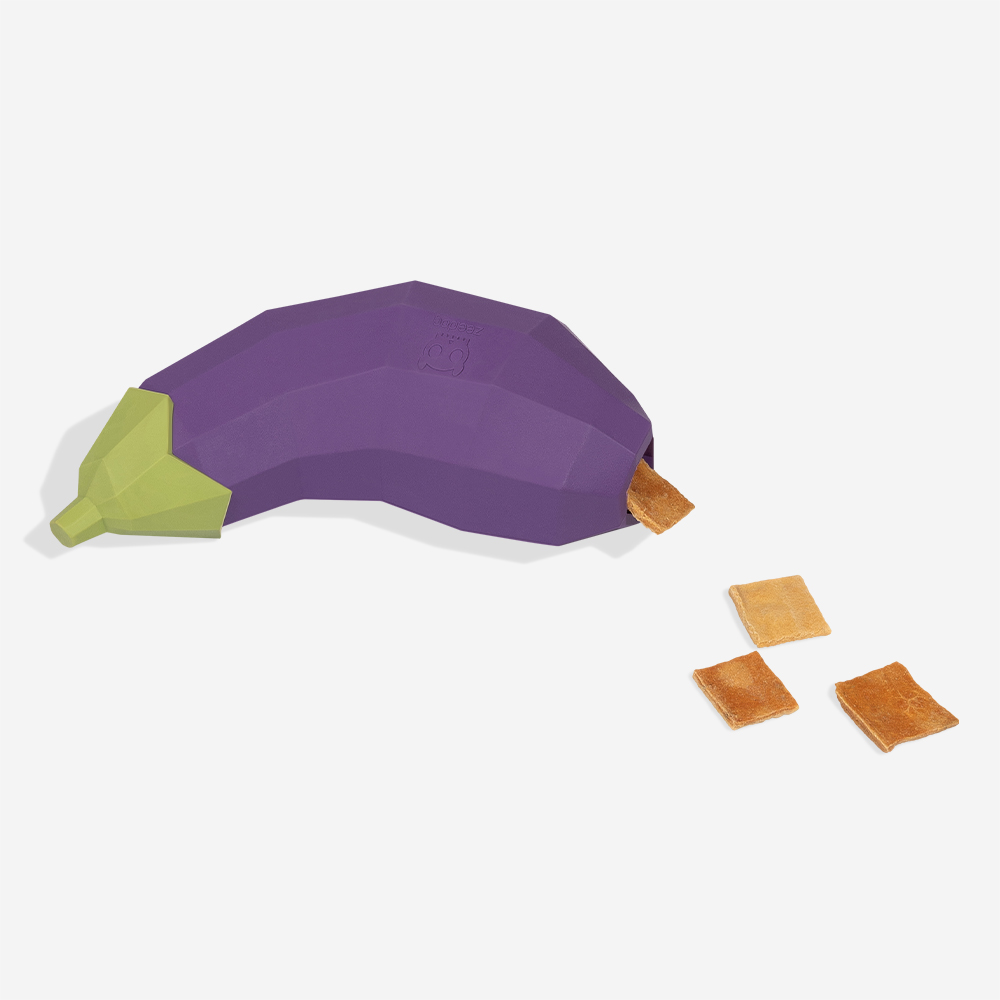 Brinquedo para Cachorros Super Veggiez Berinjela | Imagem 1