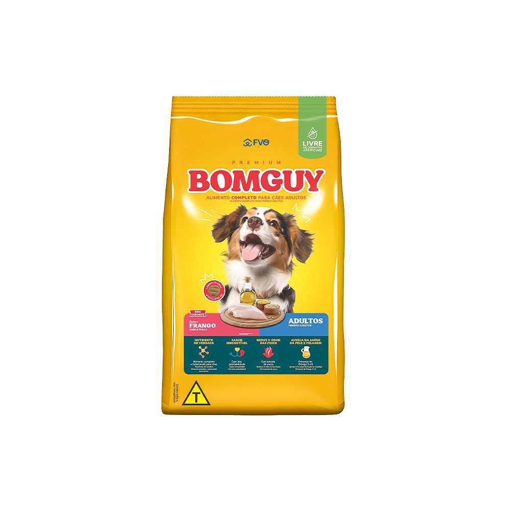 Ração Bomguy para Cães Adultos sabor Frango