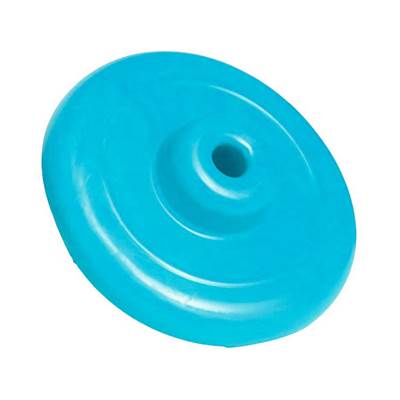 Brinquedo Furacão Pet Frisbee de Borracha Maciça Azul para Cães U
