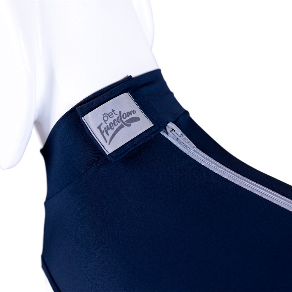 Roupa Cirúrgica Essential Care Pet Freedom Marinho para Cães Machos