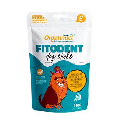 Suplemento Vitamínico Sticks Organnact Fitodent 160g