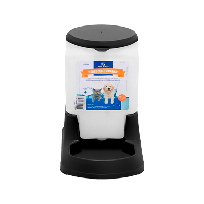 Bebedouro Alvorada Prático Auto Preto para Cães e Gatos 3L