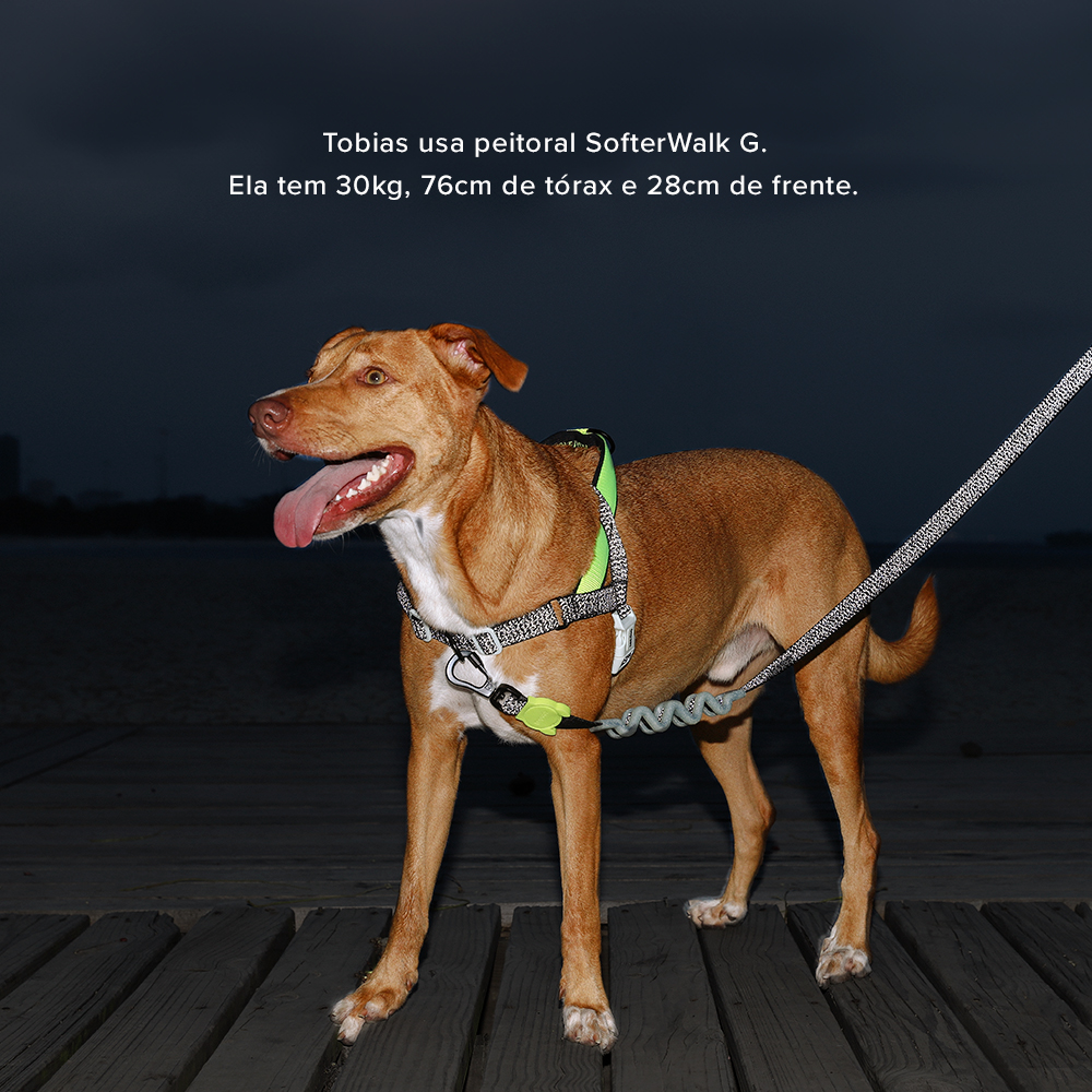 Peitoral Antipuxão SofterWalk para Cachorros Nox 