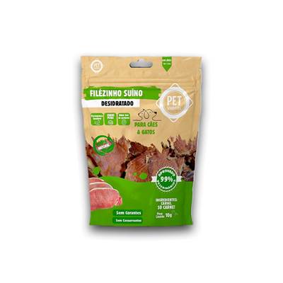 Snack Pet Saudável Filézinho Suíno Desidratado 10 g
