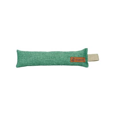 Brinquedo Mabuu Almofada com Apito Reta Verde para Cães e Gatos M