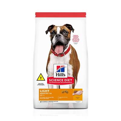Ração Hill's Science Diet para Cães Adultos Light Original 12kg