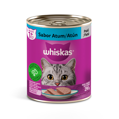 Ração Úmida Whiskas para Gatos Adultos Sabor Atum 290g