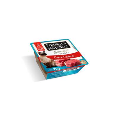 Ração Úmida Fórmula Natural Fresh Meat Gourmet para Gatos Adultos sabor Carne Desfiada 70g