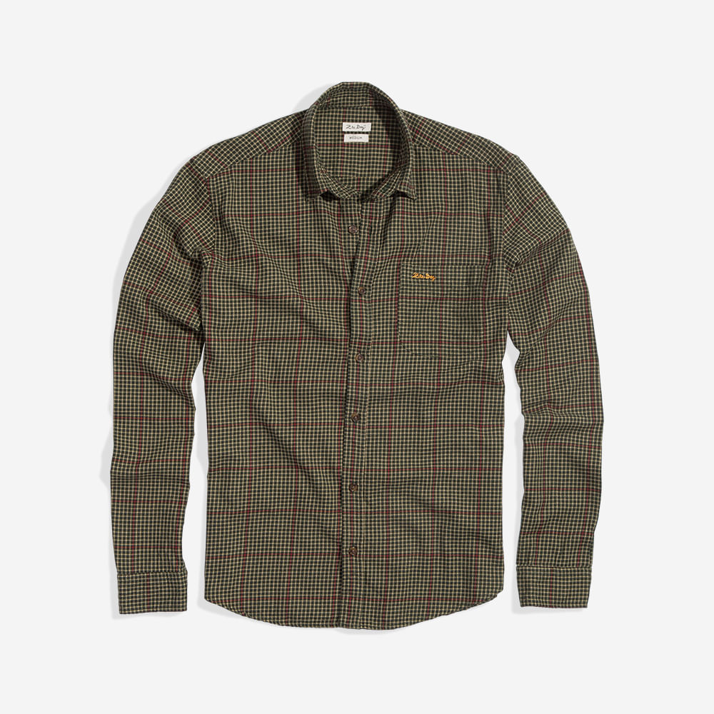 Camisa Flannel Madras 93 Verde | Imagem 4