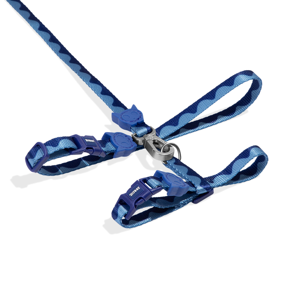 Peitoral com Guia Zee.Cat Swell para Gatos