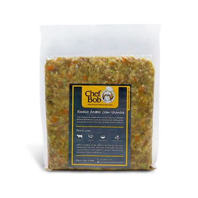 Alimento Natural Chef Bob Risoto Árabe com Quinoa para Cães