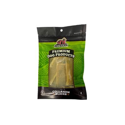 Osso Redbarn Collagen Slices para Cães 4 unidades