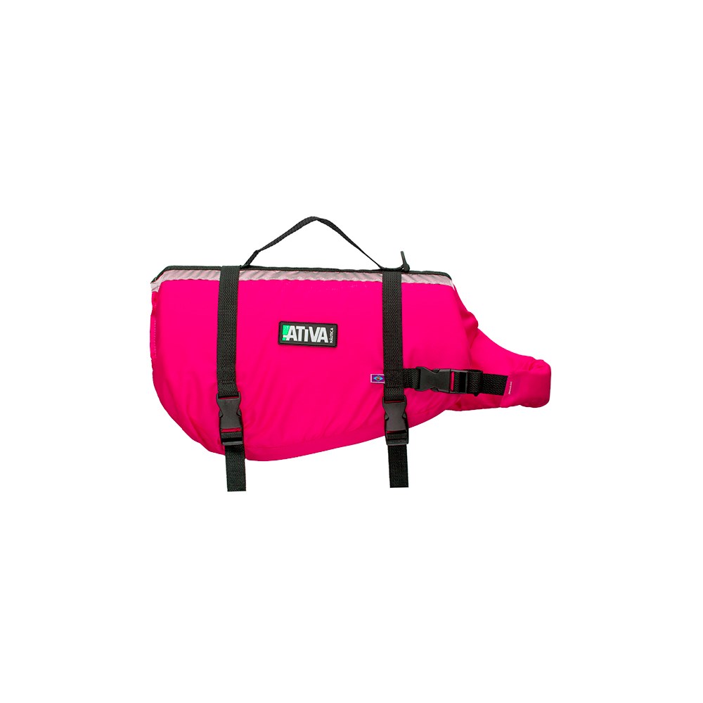 Colete Salva Vidas Náutica Ativa Pet Vest Rosa para Cães