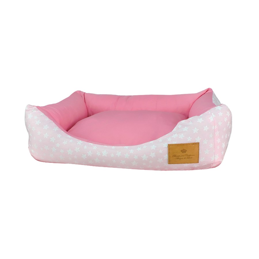 Cama Bonito Pra Cachorro Estrela Rosa para Cães 