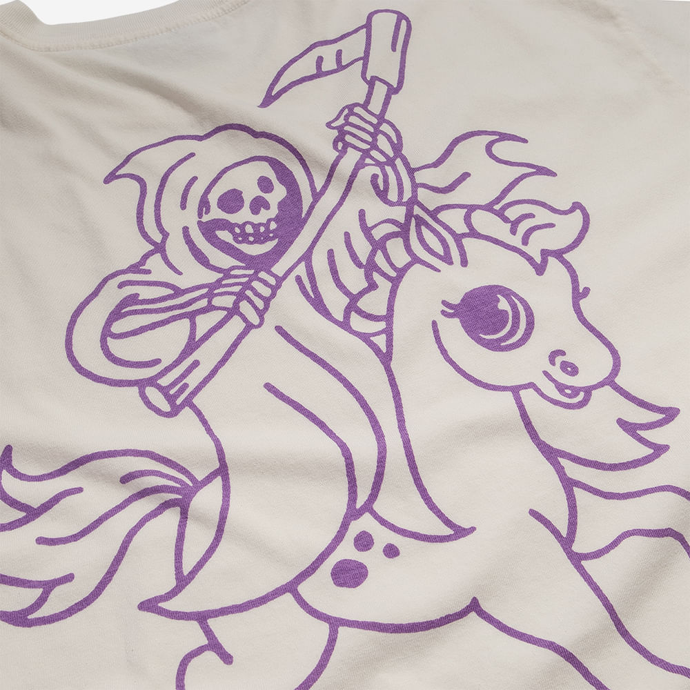 T-Shirt Wide Death Pony Branco | Imagem 3