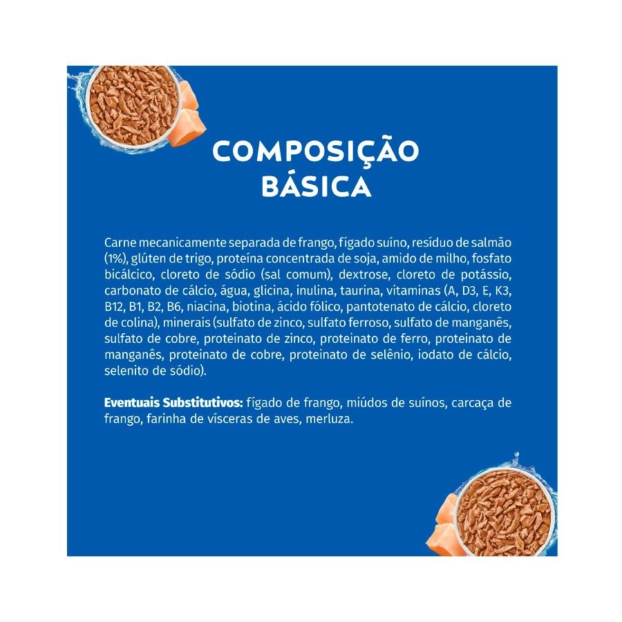 Ração Cat Chow Sachê para Gatos Adultos sabor Frango ao Molho