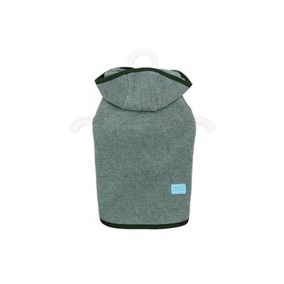 Casaco Urban Puppy Com Capuz Fleece Glace Verde para Cães e Gatos Tam 26