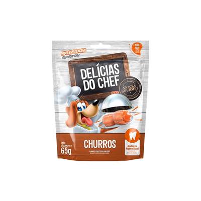 Snack Petitos Para Cães Chef Sabor Churros 65g
