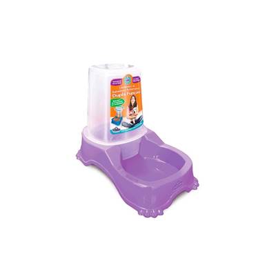 Alimentador Automático Duplo Pet Injet para Cães Lilás U