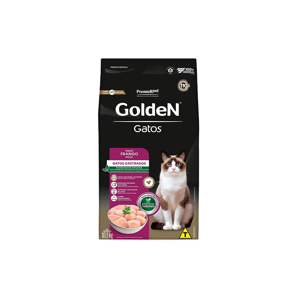 絶版‼️ Dafy Hagai Golden Showers Ração Golden Gatos Adultos Castrados sabor Frango | Zee.Now
