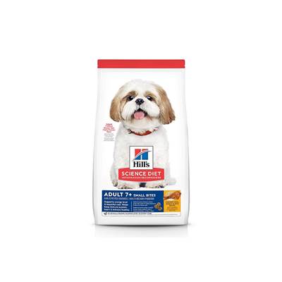 Ração Hill's Science Diet Adulto 7+ Pedaços Pequenos para Cães Idosos Sabor Frango