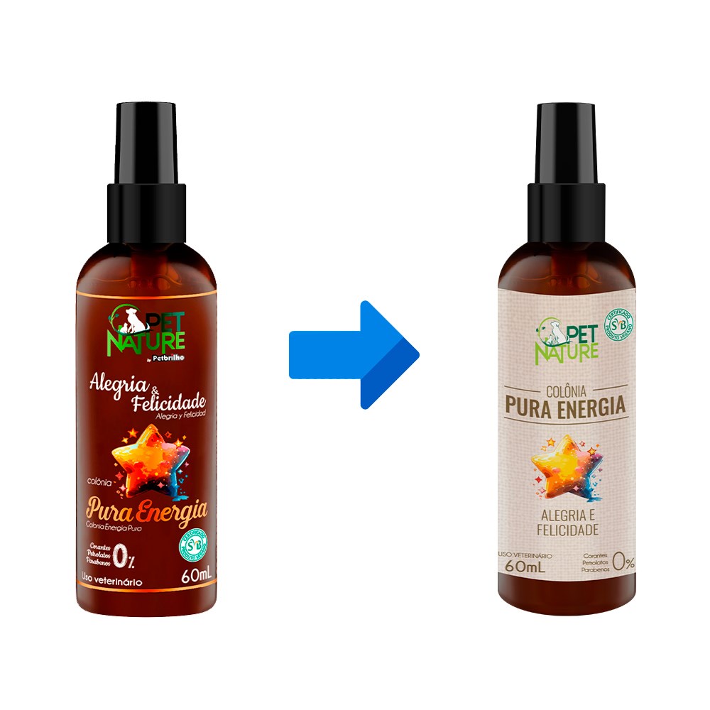 Perfume Pet Nature Petbrilho Vegano Alegria e Felicidade para Cães 