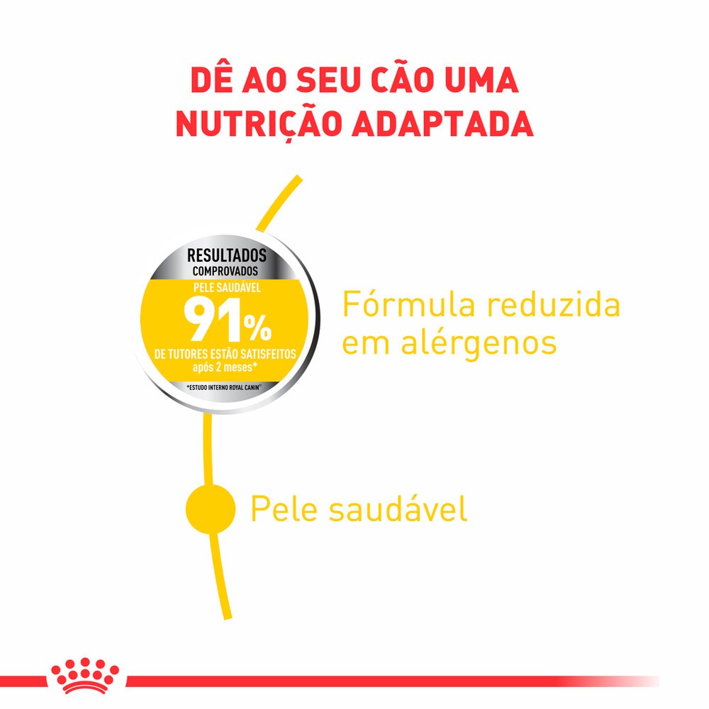 Ração Royal Canin Medium Dermacomfort para Cães Adultos ou Idosos de Porte Médio