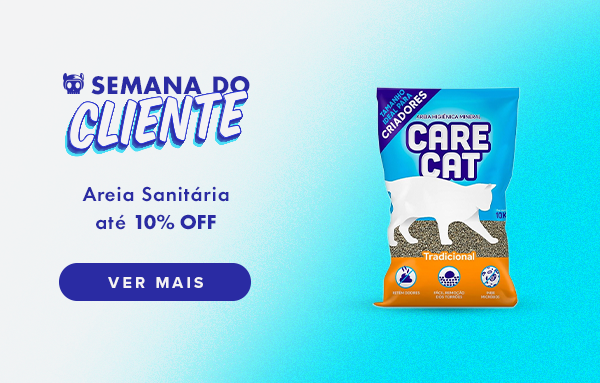 Areia Sanitaria para Gatos
