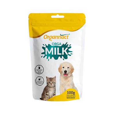 Suplemento Organnact Orgamilk para Cães e Gatos Filhotes 100 g