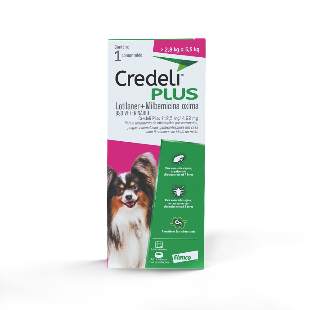Antipulgas Elanco Credeli Plus para Cães - 1 Comprimido
