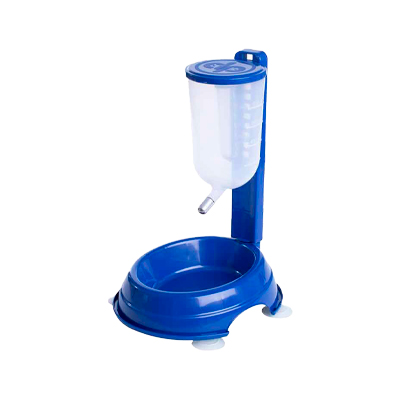 Bebedouro Automático Durapets Durafeeder Basic Azul para Cães e Gatos 1L